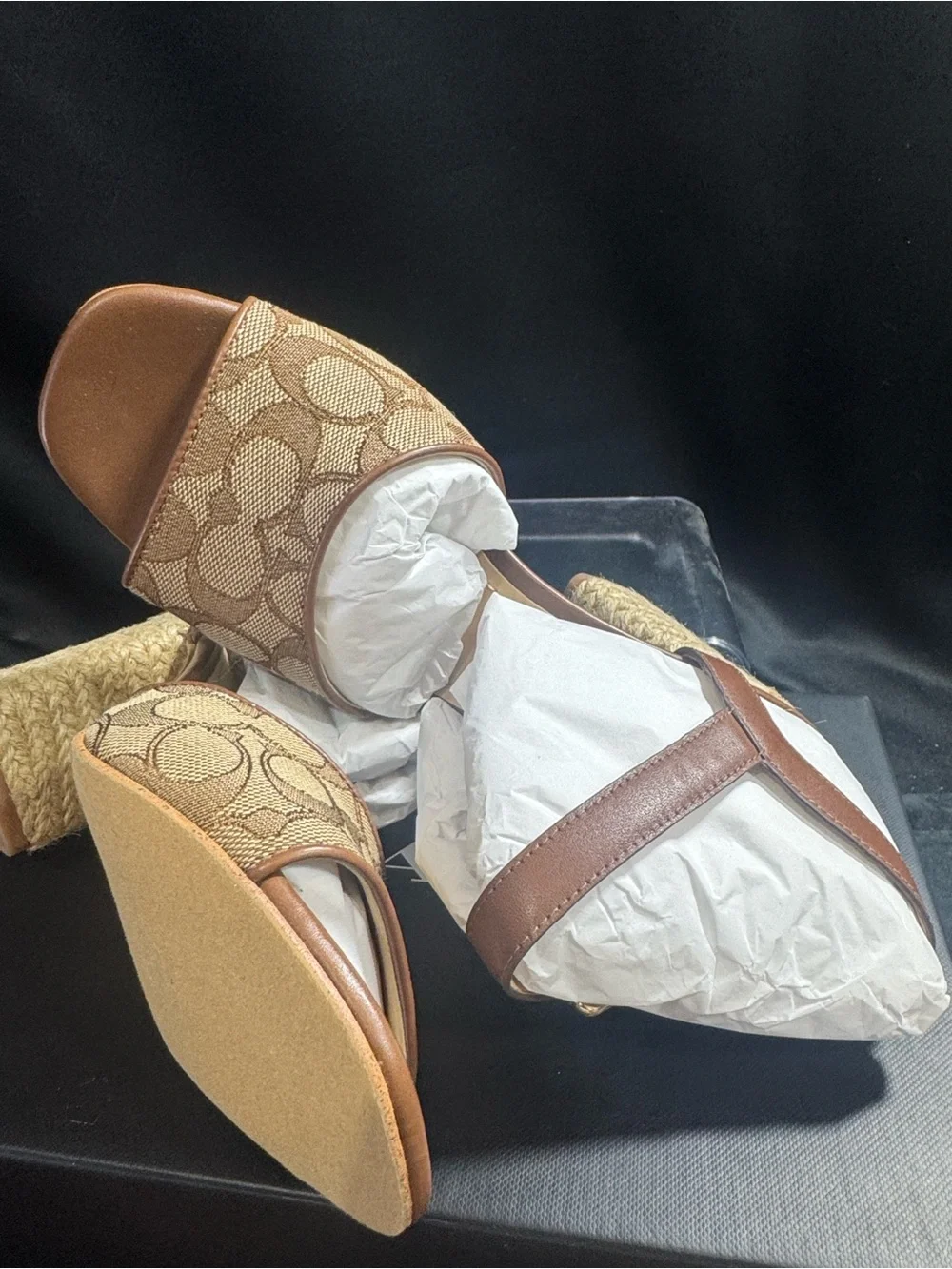 Coach wedge sandal